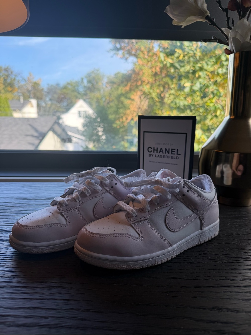 Nike Dunk Low White Lilac/Purple – Kids Size 3Y